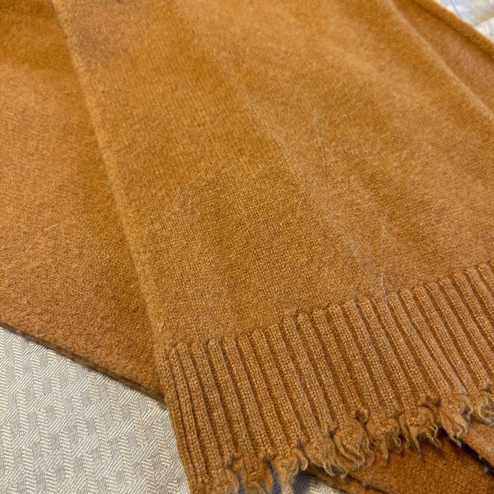 Frye Wool Scarf in Rich Tan